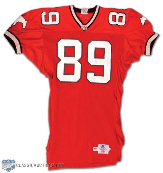 2003 Calgary Stampeders James Hundon Game Worn Jersey