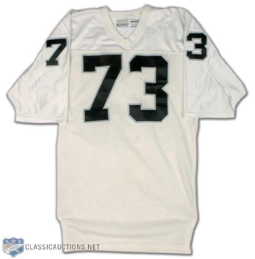 1980s Los Angeles Raiders Game Worn Jersey Collection of 2