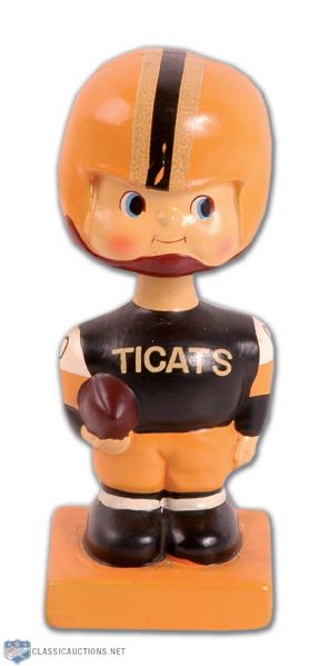 1962 CFL Hamilton Tiger-Cats Bobbing Head Doll