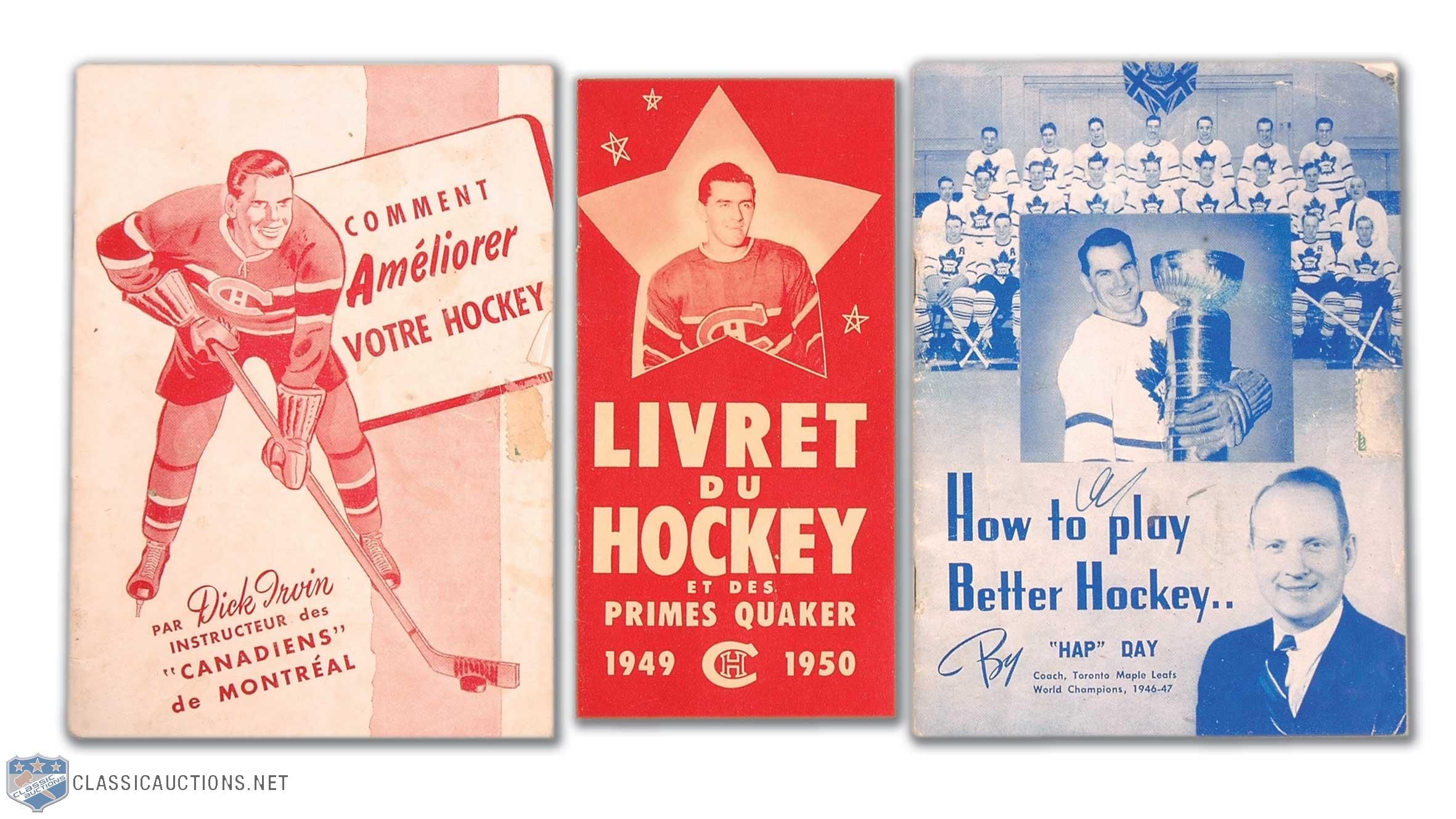 Lot Detail - Original Quaker Oats Maple Leaf Bantam Hockey Club and ...