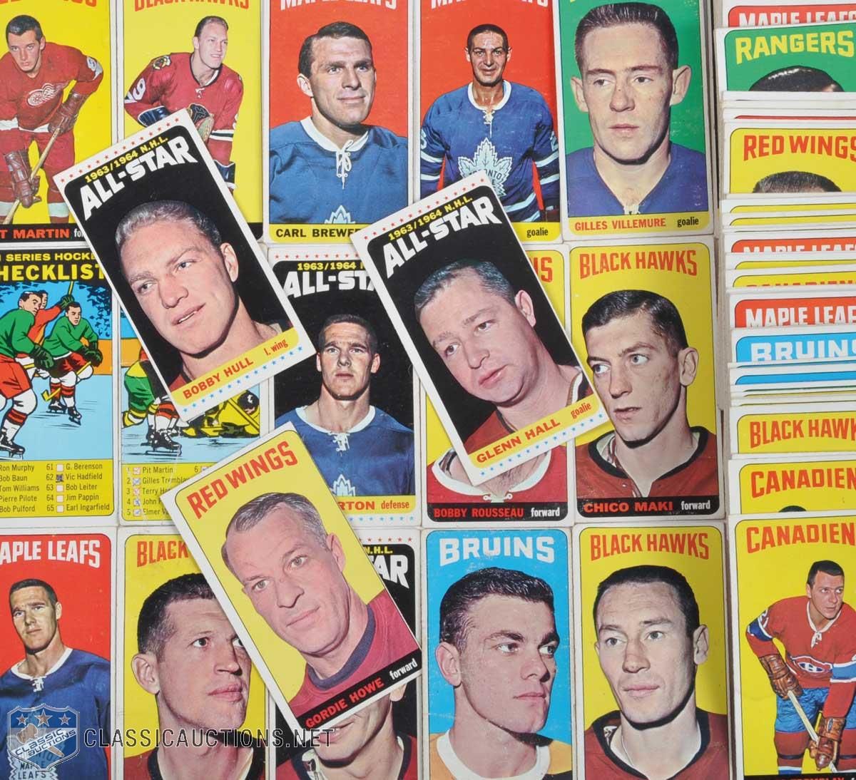 Lot Detail - 1964-65 Topps Tall Boys Complete 110-Card Set