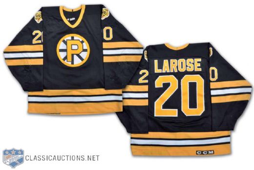 1994-95 Guy Larose AHL Providence Bruins Game-Worn Jersey