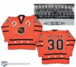 Rogatien Vachons 1973 NHL All-Star Game Signed Game-Worn Jersey