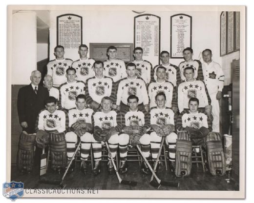 1947 & 1951 NHL All-Star Game Team Photos (2) with Maurice Richard