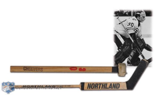 Mid-1970s Gerry Cheevers Boston Bruins Game-Used Northland Stick