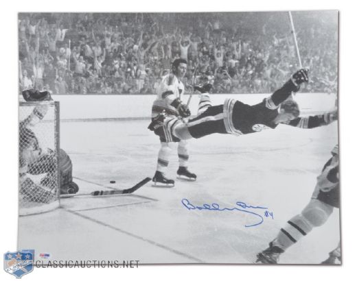 Great North Road Bobby Orr Autographed Photo of "The Goal" PSA (16" x 20")