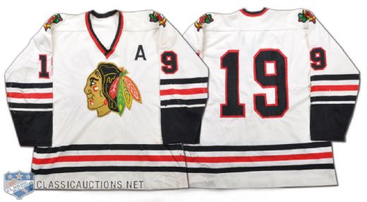 1975-76 Dale Tallon Chicago Black Hawks Game-Worn Jersey - Photo-Matched!