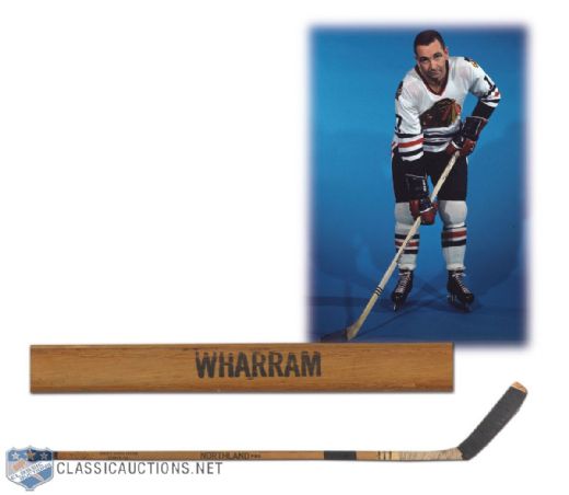 1960s Ken Wharram Chicago Black Hawks Game-Used Stick