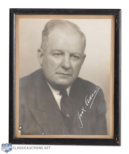 Vintage 1930s Jack Adams Signed Photo (7" x 9")