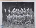 1945-46 Omaha Knights Team-Signed Photo with Gordie Howe!