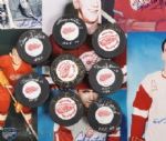 Detroit Red Wings-Autographed Puck & Photo Collection of 15