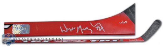 2003 Wayne Gretzky Heritage Classic Signed Game-Ready Stick