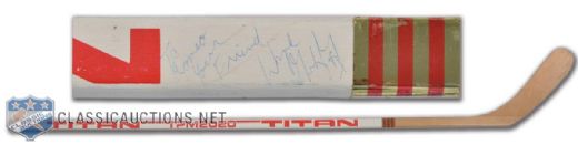 1984 Wayne Gretzky Autographed Titan  TPM 2020 Game Stick