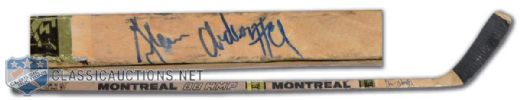 Glenn Anderson Montreal Signed Game-Used Stick