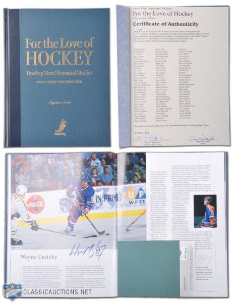 "For the Love of Hockey" Limited Edition Autographed Signature Series Book
