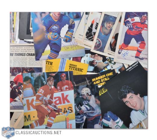 NHL Signed Magazine Covers / Pages Collection of 1,000