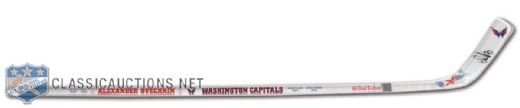 Alexander Ovechkin, Washington Capitals Signed Limited Edition Lucite Tribute Stick