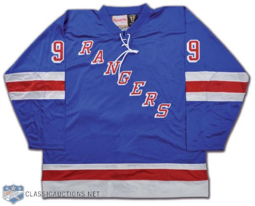 Wayne Gretzky, New York Rangers & Edmonton Oilers WGA Signed Jersey Collection of 2