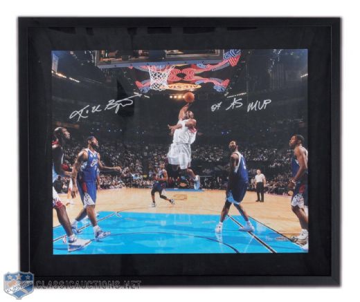 Kobe Bryant Limited Edition Signed UDA Photo Collection of 2, Including "2007 All-Star" Framed 16" x 20" Photo #3/50 & "Youngest to 20,000 Points" 20" x 16" Photo #4/24