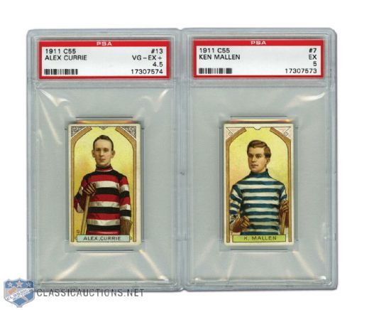 1911-12 Imperial Tobbaco C55 Mallen & Currie PSA-Graded Cards
