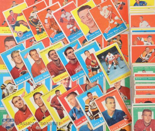 1957-58 & 1959-60 Topps Complete 66-Card Sets