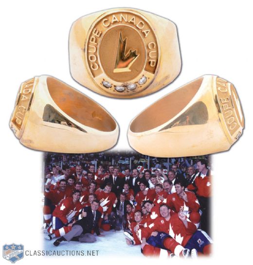 Scarce 1991 Canada Cup Gold Ring