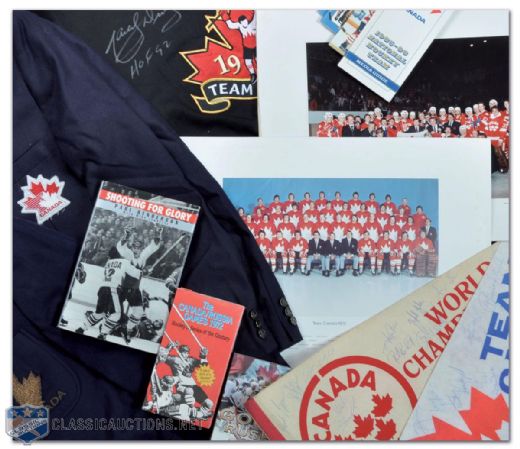 Team Canada Memorabilia & Autograph Collection
