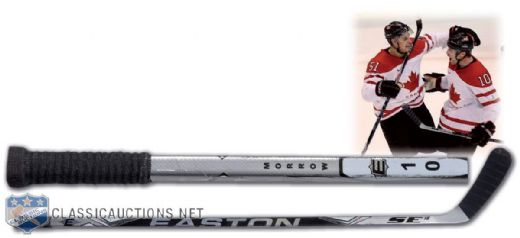Brenden Morrow 2010 Olympics Gold Medal Game Team Canada Game-Used Stick