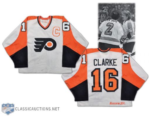 1980-81 Bobby Clarke Philadelphia Flyers Game-Worn Jersey