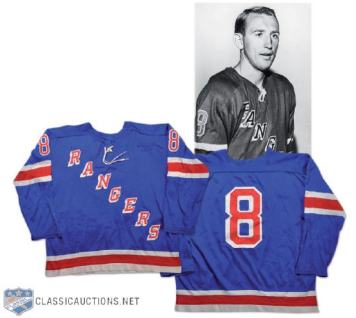 Mid to late 1960s Bob Nevin Game-Worn New York Rangers jersey