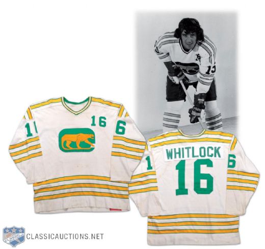 1972-73 Bob Whitlock Game-Worn WHA Chicago Cougars Jersey