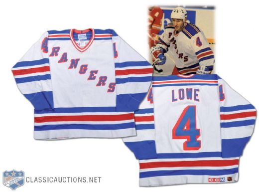 1994-95 Kevin Lowe Game-Worn New York Rangers Jersey