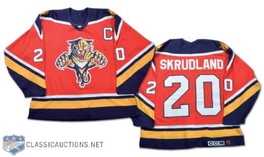 1993-94 Brian Skrudland Game-Worn Florida Panthers Jersey