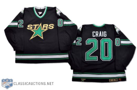 1993-94 Mike Craig Game-Worn Dallas Stars Jersey