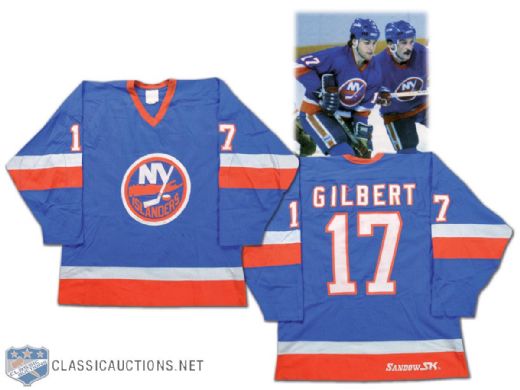 1980s Greg Gilbert New York Islanders Game-Worn Jersey