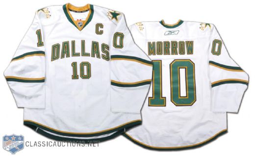 Brendan Morrow 2009-10 Dallas Stars Game-Worn Captains Jersey - Photo-Matched!
