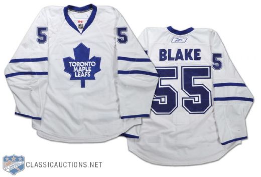 Jason Blake 2008-09 Toronto Maple Leafs Game-Worn Jersey - Photo-Matched!