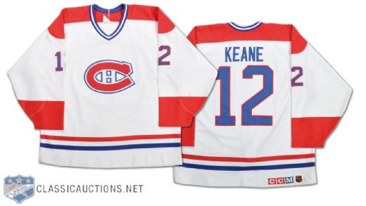 Mike Keane 1990-91 Montreal Canadiens Game-Worn Jersey