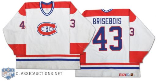 Patrice Brisebois 1995-96 Montreal Canadiens Game-Worn Jersey