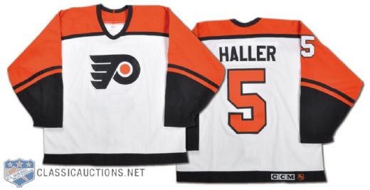 Kevin Haller 1994-95 Philadelphia Flyers Game-Worn Jersey