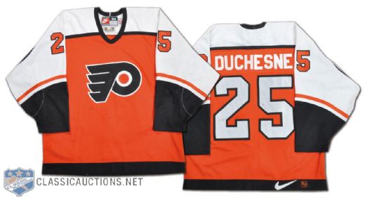 Steve Duchesne 1998-99 Philadelphia Flyers Game-Worn Jersey
