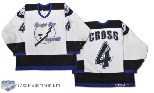 Cory Cross 1996-97 Tampa Bay Lightning Game-Worn Jersey
