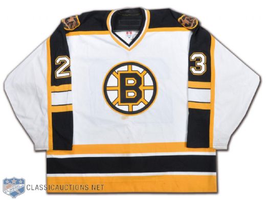 Jeff Jillson 2003-04 Boston Bruins Game-Worn Road Jersey