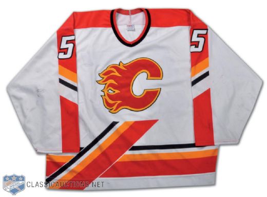 Steve Smith 1998-99 Calgary Flames Game-Worn Jersey