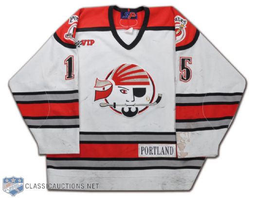 Matt Pettinger 2000-01 AHL Portland Pirates Game-Worn Jersey