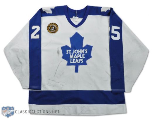 Mike Eastwood 1992 AHL St. Johns Maple Leafs Game-Worn Jersey