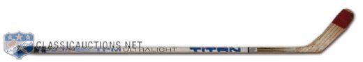 1994 Michel Goulet Game-Used Titan Hockey Stick