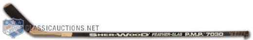 Gord Murphy Sher-Wood PMP 7030 Game-Used Stick