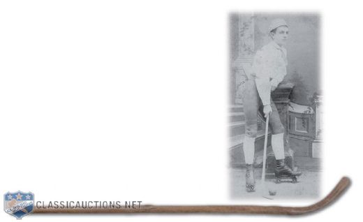 Scarce Turn-of-The-Century Shinny Stick Pre-Cursor to Ice Hockey