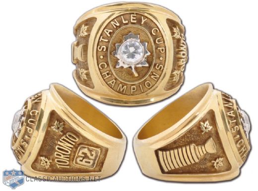 1962 Toronto Maple Leafs Stanley Cup Replica Ring